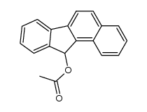 acetic acid-(11H-benzo[a]fluoren-11-yl ester) Structure