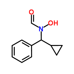 N-[Cyclopropyl(phenyl)methyl]-N-hydroxyformamid Structure