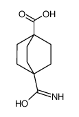 4-CARBAMOYLBICYCLO[2.2.2]OCTANE-1-CARBOXYLIC ACID structure