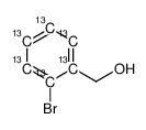 2-Bromobenzyl alcohol-(phenyl-13C6) Structure