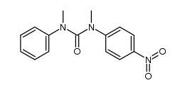 1,3-dimethyl-1-(4-nitrophenyl)-3-phenylurea结构式