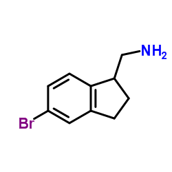 1-(5-Bromo-2,3-dihydro-1H-inden-1-yl)methanamine Structure
