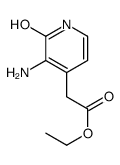 ethyl 2-(3-amino-2-oxo-1H-pyridin-4-yl)acetate Structure