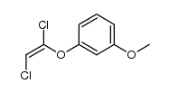 (E)-1-((1,2-dichlorovinyl)oxy)-3-methoxybenzene结构式