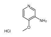 4-methoxypyridin-3-amine hydrochloride Structure