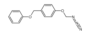 1-(azidomethoxy)-4-(phenoxymethyl)benzene结构式