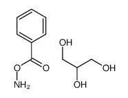 amino benzoate,propane-1,2,3-triol Structure