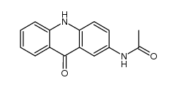 2-acetamido-10H-acridin-9-one Structure