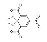 1,1-Dimethoxy-2,4,6-trinitro-cyclohexadienid Structure