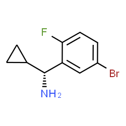 (R)-(5-Bromo-2-fluorophenyl)(cyclopropyl)methanamine picture