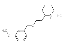 2-{2-[(3-Methoxybenzyl)oxy]ethyl}piperidine hydrochloride Structure