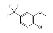 2-chloro-3-methoxy-5-(trifluoromethyl)pyridine Structure