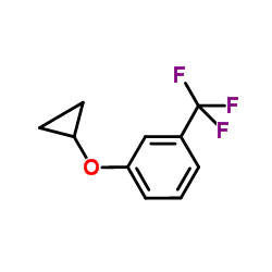 1-(Cyclopropyloxy)-3-(trifluoromethyl)benzene Structure