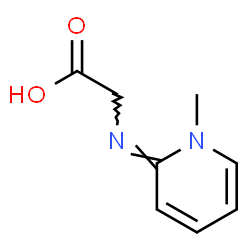 Glycine, N-(1-methyl-2(1H)-pyridinylidene)- (9CI)结构式