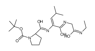 tert-butyloxycarbonyl-prolyl-dehydroleucyl-glycyl-ethylamide picture