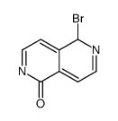 5-bromo-2,6-naphthyridin-1(2H)-one结构式