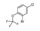 2-溴-4-氯-1-(三氟甲氧基)苯结构式