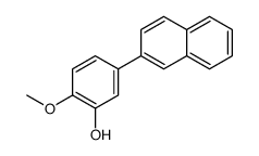 2-methoxy-5-naphthalen-2-ylphenol结构式