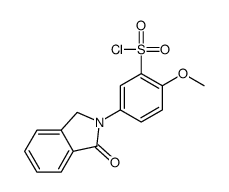 2-Methoxy-5-(N-phthalimidinyl)benzenesulfonyl chloride Structure