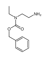 Benzyl (2-aminoethyl)ethylcarbamate结构式