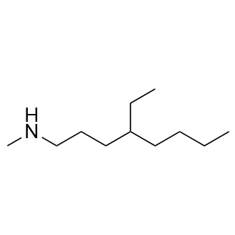 4-乙基-N-甲基辛-1-胺结构式