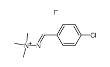 (E)-2-(4-chlorobenzylidene)-1,1,1-trimethylhydrazin-1-ium iodide结构式