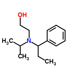 2-[Isopropyl(1-phenylpropyl)amino]ethanol结构式