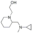 2-{2-[(Cyclopropyl-Methyl-aMino)-Methyl]-piperidin-1-yl}-ethanol Structure