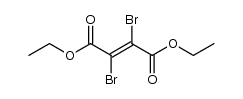 diethyl 2,3-dibromo-fumarate结构式