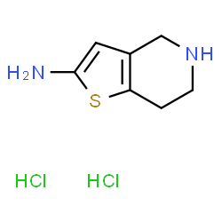 4,5,6,7-Tetrahydrothieno[3,2-c]pyridin-2-amine dihydrochloride Structure