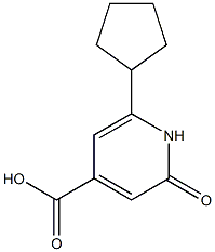 6-cyclopentyl-2-oxo-1,2-dihydropyridine-4-carboxylic acid图片