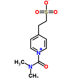 1-二甲基氨基甲酰-4-(2-硫代乙基)吡啶内盐结构式