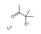 lithium,2-methyl-3-oxobutan-2-olate结构式