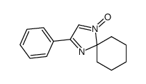 2-phenyl-1,4-diazaspiro[4.5]deca-1,3-dien 4-oxide Structure