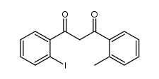 1-(2-iodophenyl)-3-(o-tolyl)propane-1,3-dione结构式