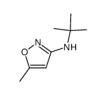 3-(tert-butylamino)-5-methylisoxazole结构式