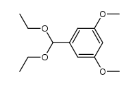 3,5-Dimethoxybenzaldehyde diethyl acetal结构式