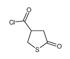 3-Thiophenecarbonyl chloride, tetrahydro-5-oxo- (9CI)结构式
