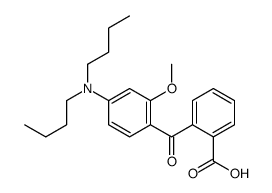 2-[4-(dibutylamino)-2-methoxybenzoyl]benzoic acid Structure