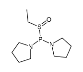 ethylsulfinyl(dipyrrolidin-1-yl)phosphane结构式