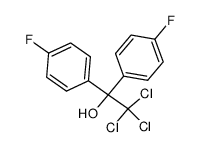 2,2,2-trichloro-1,1-bis-(4-fluoro-phenyl)-ethanol结构式