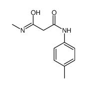 N-methyl-N'-(4-methylphenyl)propanediamide结构式