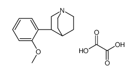 3-(2-methoxyphenyl)-1-azabicyclo[2.2.2]octane,oxalic acid结构式