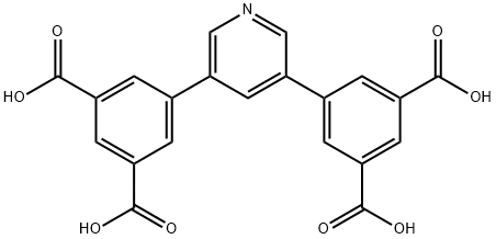 5,5'-(吡啶-3,5-二基)二间苯二甲酸结构式