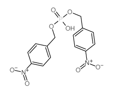 Bis(4-nitrobenzyl) hydrogen phosphate Structure