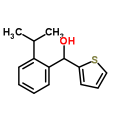 (2-Isopropylphenyl)(2-thienyl)methanol结构式