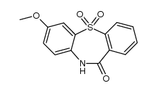 7-methoxy-5,5-dioxo-10H-5λ6-dibenzo[b,f][1,4]thiazepin-11-one Structure