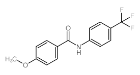 N-[4-(Trifluoromethyl)phenyl]-4-methoxybenzamide结构式