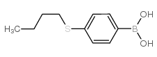 (4-(Butylthio)phenyl)boronic acid structure