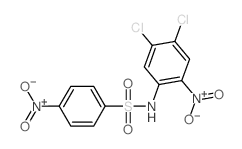 Benzenesulfonamide,N-(4,5-dichloro-2-nitrophenyl)-4-nitro- structure